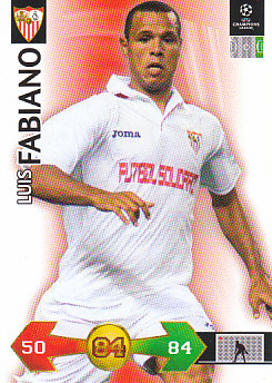 Luis Fabiano Sevilla FC 2009/10 Panini Super Strikes CL #307